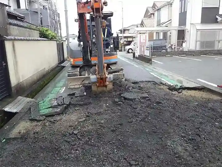 公共道路舗装工事の画像