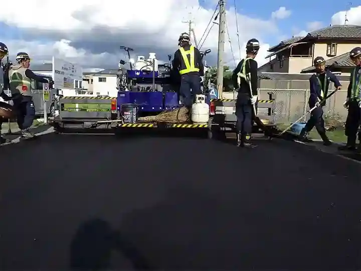 公共道路舗装工事の画像