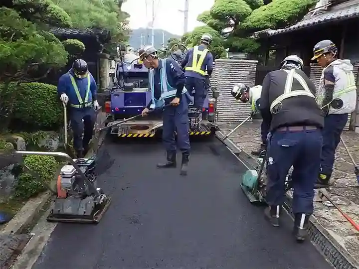 公共道路舗装工事の画像