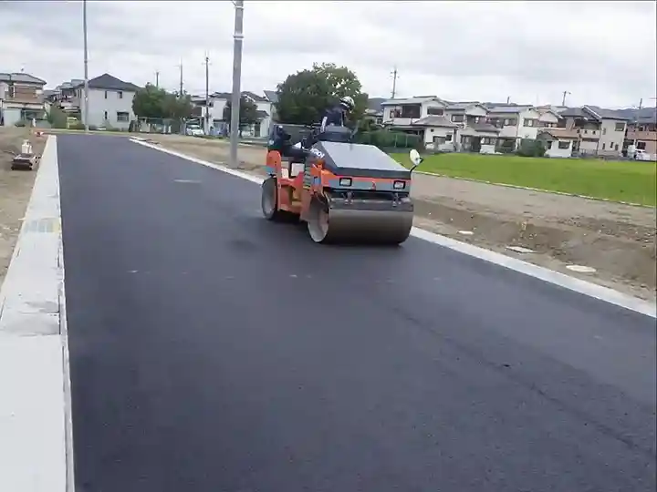 公共道路舗装工事の画像